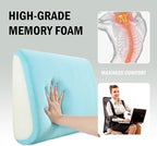 HOMBYS Lumbar Support Pillow for Recliner Chair, Memory Foam Back Support - Image 3