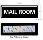 Mail Room Sign – Premium Frosted Acrylic Material, Strong Self-Adhesive - Image 2