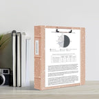 Ospelelf 3 Ring Binder with Clipboard, 2 Inch Leather, Letter Size Dividers - Image 2