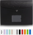 Nicfaec Expanding File Folder, 13 Pockets, Polypropylene - Image 2
