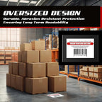 Janlaugh 50 Pcs Industrial Clear Label Protectors 10 x 13 Inch Waterproof Clear - Image 4