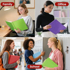 SUNEE 3 Ring Binder 1 Inch 1 Pack, Tender Green - Image 6