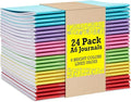A6 Lined Journals 24 Pack – Mini Notebooks by PaperJunkie