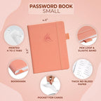 Clever Fox Password Book with alphabetical tabs. Internet Address Organizer - Image 2