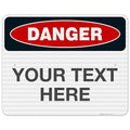 Custom Danger Sign, OSHA Sign, 24x30 Inches, 3M EGP Reflective .080 Aluminum by SigoSigns