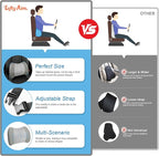 Lofty Aim Memory Foam Lumbar Support Cushion Relieves Lower Back Pain - Image 9