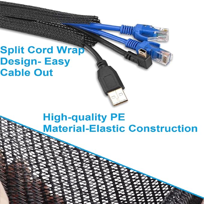 Summer Ready 2-Pack Split Sleeving Cable Protector - Image 6