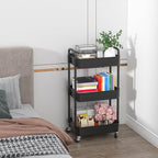 Sywhitta 3-Tier Plastic Rolling Utility Cart - Image 6