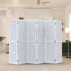 VINGLI 70'' H Room Divider, Non-Woven Fabric Privacy Screen, Indoor Partition - Image 8