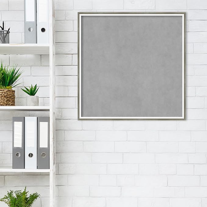 Amanti Art Silver Framed Magnetic Board 25x25 Medium Vision Board - Image 5