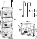 X-cosrack 3-Tier Hanging Wall Files Rack - Image 2