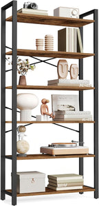 VASAGLE 6-Tier Bookshelf, Bookcase by VASAGLEbySONGMICSHOME