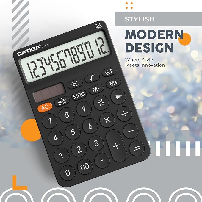 CATIGA 12 Digit Desktop Calculator - Image 7