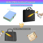 Fireproof & Waterproof Accordion File Organizer, 13-Pocket Expanding Document - Image 5