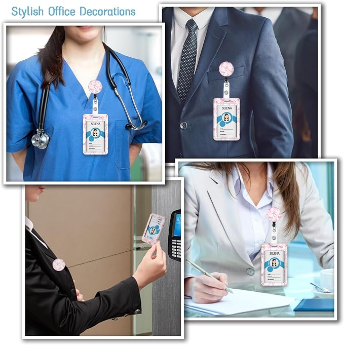 Cute Bow Lanyards for ID Badges, Badge Holder - Image 3