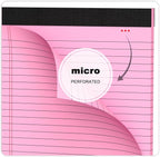AILZFEI Pink Legal Pad Note Pads 8.5 x 11 inch, Wide Ruled Clear Print Writing - Image 5
