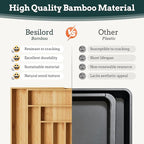 Silverware Organizer Large, Magnetic Connected Expandable 11 Slots Silverware - Image 6
