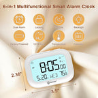 Geevon Small Travel Alarm Clock, Digital Alarm Clocks - Image 2