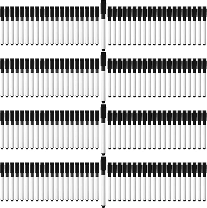 Kosiz 200 Pcs Magnetic Dry Erase Markers Fine Point Tip Whiteboard Markers by Kosiz