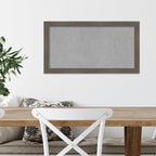 Amanti Art Grey Framed Magnetic Board 14x26 Small Vision Board - Image 5