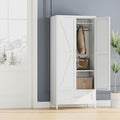 SUPEER Metal Wardrobe Cabinet by SUPEER