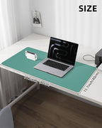 Leather Desk Pad Protector, Mouse Pad, Office Mat, Non-Slip PU Leather Blotter - Image 5