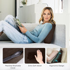 AHUAWA Back Support Pillow for Recliner Chair, Memory Foam Couch Back Cushions - Image 6
