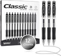 Lekreo Classic Retractable Gel Roller Pens, 0.7mm Fine Point by Unknown