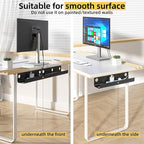 Yecaye 2 Pack Cable Management Under Desk, 31.5 in Under Desk Cable Management - Image 5