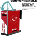 3 Ring Binder, Professional D Ring Binder 5 Inch, Presentation Folder - Image 4