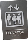 USA Made - Men's and Women's Restroom Signs ADA-Compliant Bathroom Door Signs by RockRidge