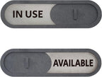 GEEKBEAR In Use Available Slider Door Sign by GEEKBEAR