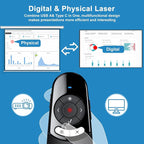 2 in 1 USB Type C Spotlight Presentation Clicker, Advanced Digital Highlighting - Image 3