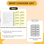 1 Pack Visitor Badges with Carbon Copy Visitor Stickers Letter Size Visitor Log - Image 3