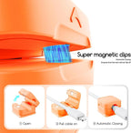 smofish Magnetic Cord Organizer Holder, 6 Pack Desk Cable Clips Management - Image 3