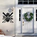 Personalized Baseball Metal Sign Custom Name Sign Baseball Player Gift Boys - Image 6