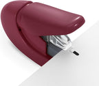Plus Paper Clinch Compact Staple-Free Stapler, Burgundy Wine - Image 3