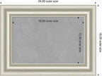 Amanti Art Silver Framed Magnetic Board 18x24 Small Vision Board - Image 2