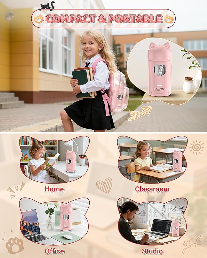 AFMAT Electric Pencil Sharpener, Pencil Sharpener - Image 7