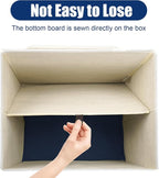 Large 17" 42 Quarts Collapsible Stackable Storage Bins - Image 4