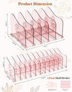 COWVTUJ Adjustable Rose File Organizer - Image 4
