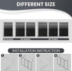 72"x36" Lockable Enclosed Bulletin Board, Outdoor Flet Weather-Resistant - Image 3