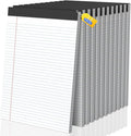 Legal Pads 8.5 X11, Narrow Ruled Notepads, 12 Pack, 50 Sheet/Pad, Tear Off by Glyanlee