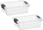 Superio Clear Storage Boxes by Superio