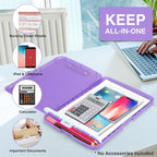 Sooez Glitter Clipboard with Storage, High Capacity Clip Boards 8.5x11 with Pen - Image 4