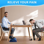 StepLively Foot Rest for Under Desk at Work, Comfortable Foot Stool - Image 5