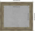 Amanti Art Grey Framed Magnetic Board 26x30 Medium Vision Board - Image 3