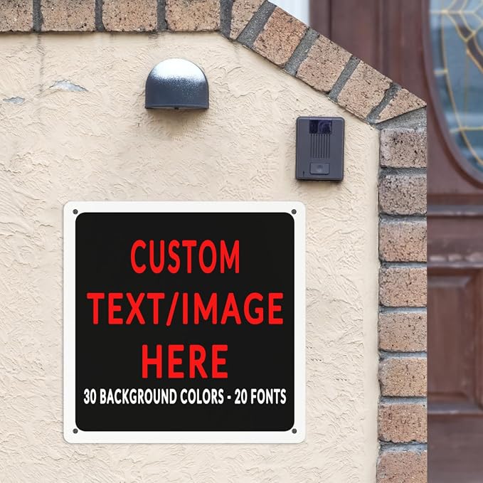 Custom Sign Personalized Custom Metal Sign, Customize - Image 2