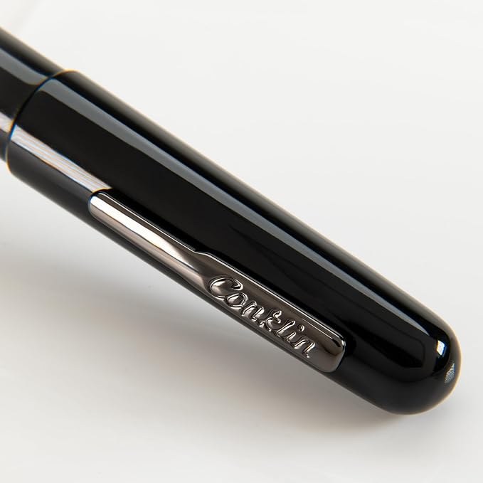 Conklin All American Fountain Pen in Black – Omniflex Nib, Flexible Design & - Image 4