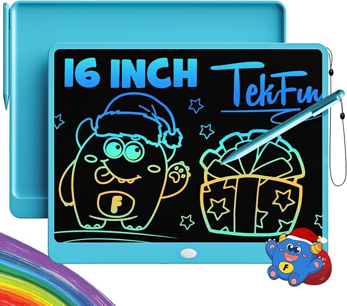 TEKFUN LCD Writing Tablet for Adults, Large Doodle Board, 16 Inch Colorful by TEKFUN